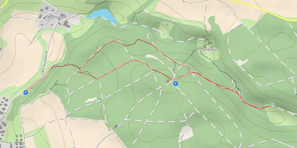 Map of the trail for Litzistrasse