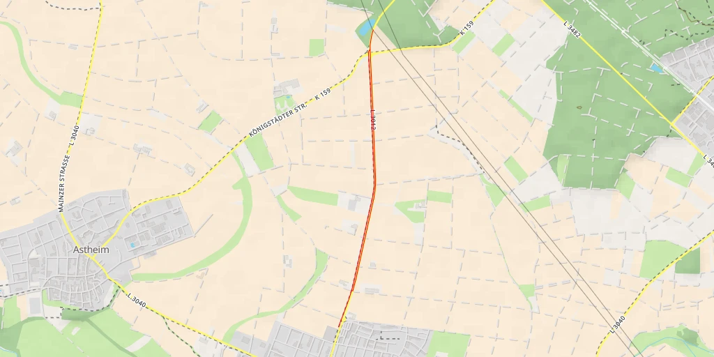 Map of the trail for See an der Merschheimer Lache bei Trebur - L 3012