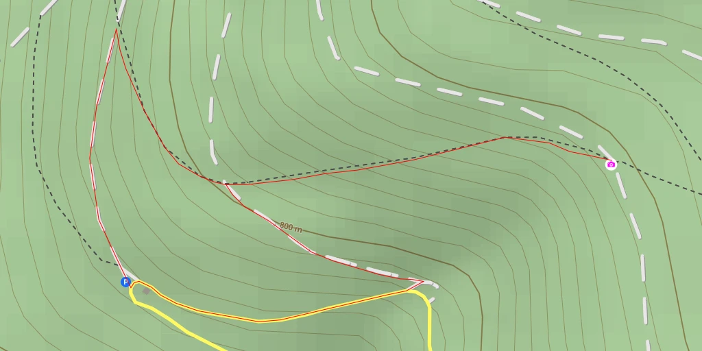 Map of the trail for Alwin Wieland Blick
