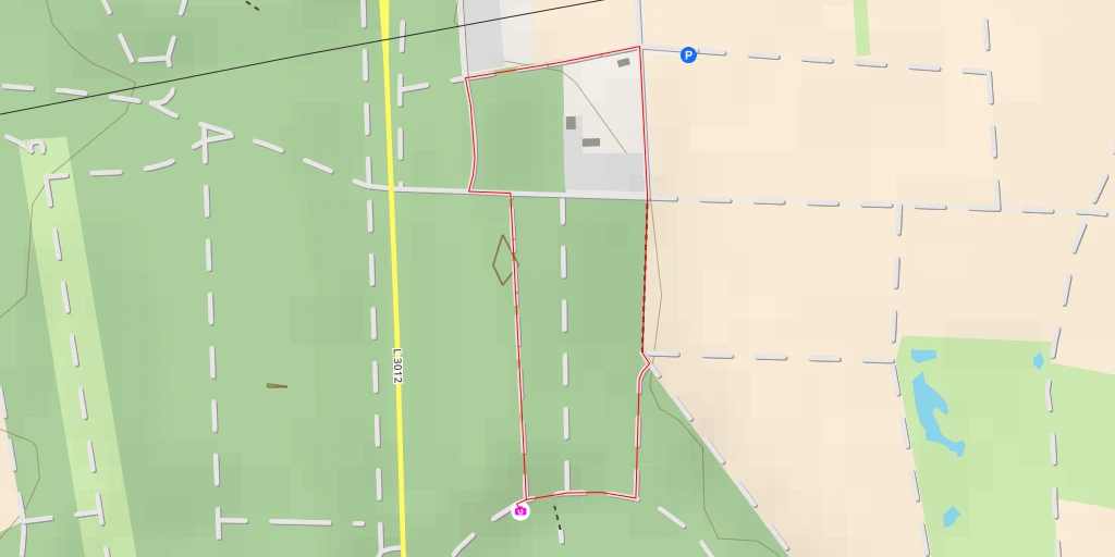 Map of the trail for Opel-Rennbahn