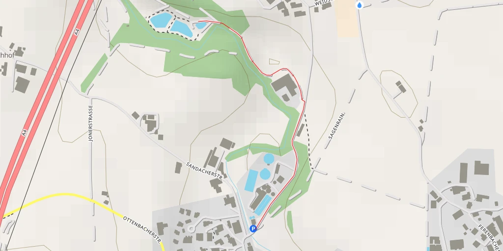 Map of the trail for Münchweidweg - Münchweidweg