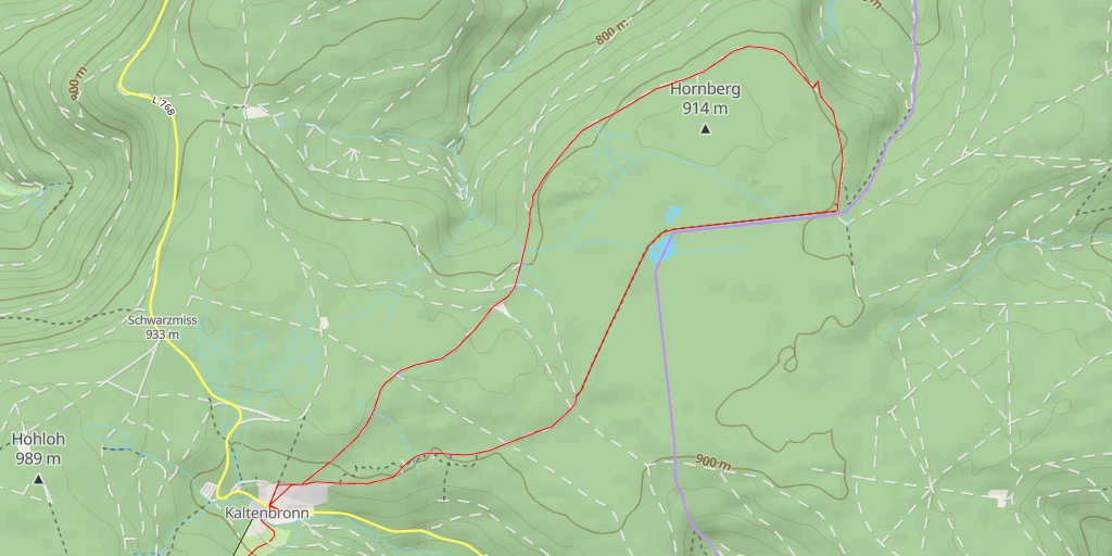 Map of the trail for Dobler-Blick