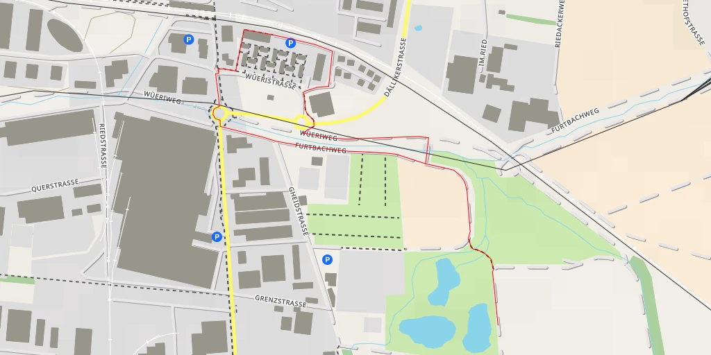 Map of the trail for Gheidweg - Gheidweg