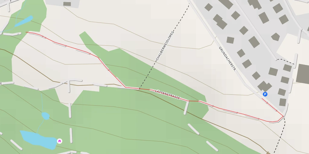 Map of the trail for Auf der Mauer-Strasse - Auf der Mauer-Strasse