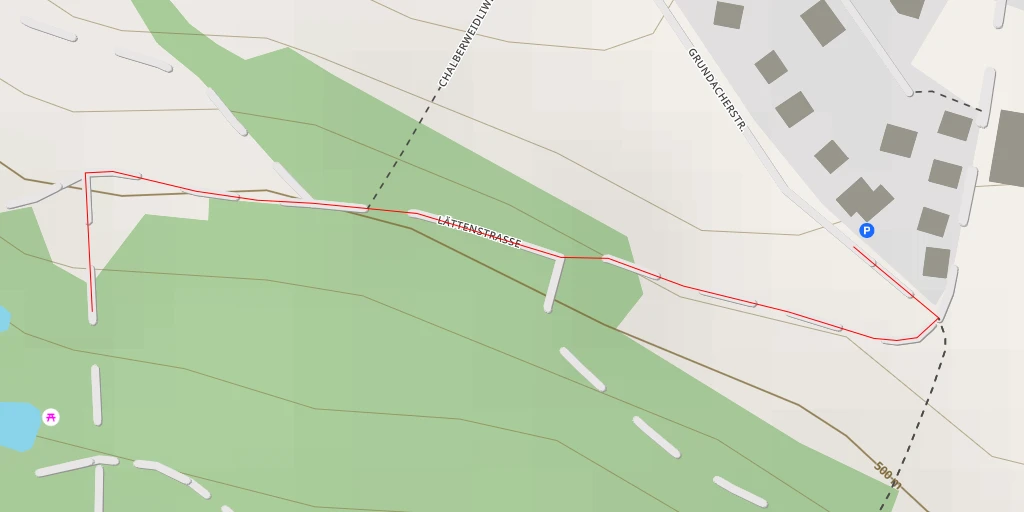 Map of the trail for Altbergstrasse - Altbergstrasse