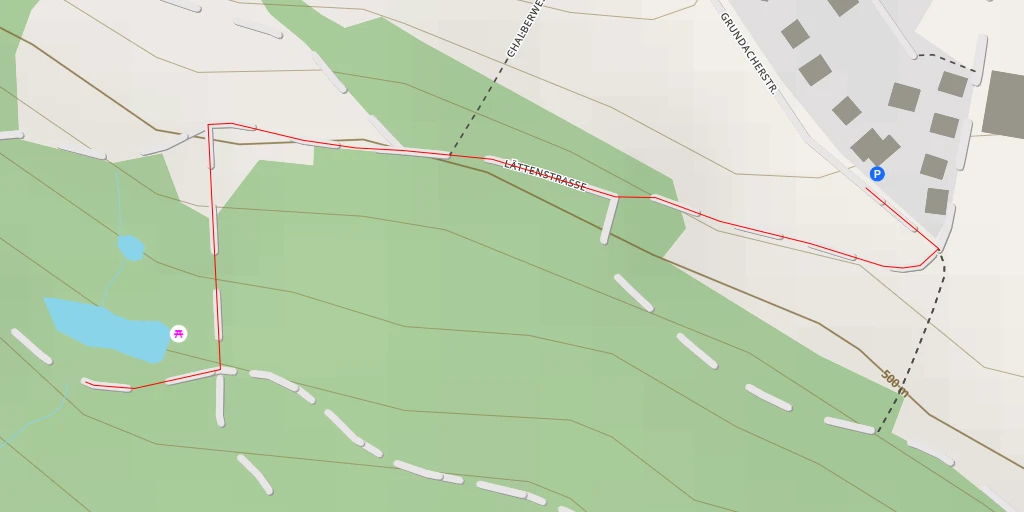 Map of the trail for Feuerweiher