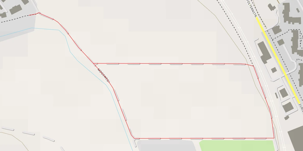 Map of the trail for Kurzspiel Golfplatz Affoltern - Im Moos