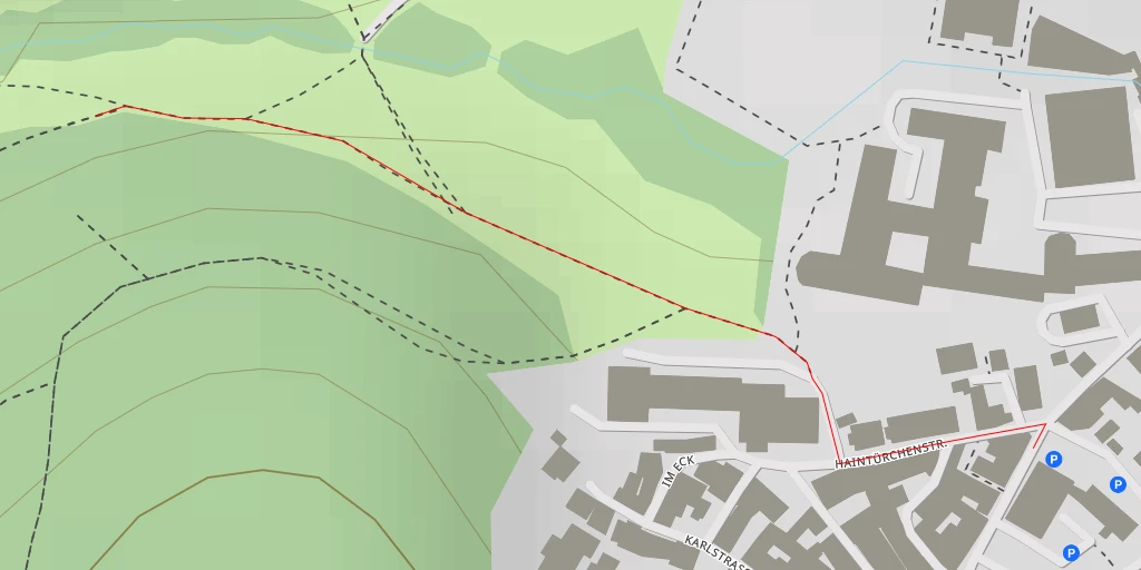 Map of the trail for Ölmühlweg