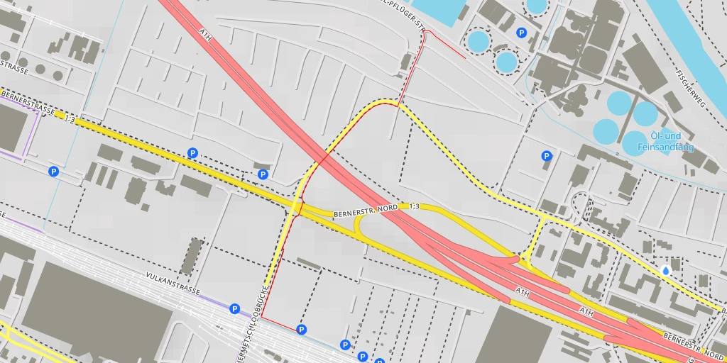 Map of the trail for Paul-Pflüger-Strasse - Zürich