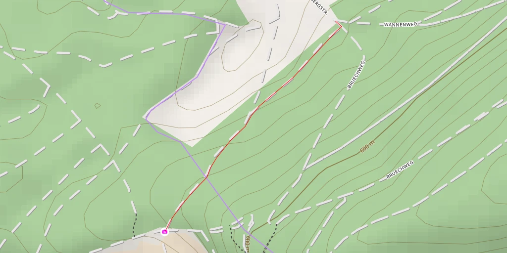 Map of the trail for Klangreservoir