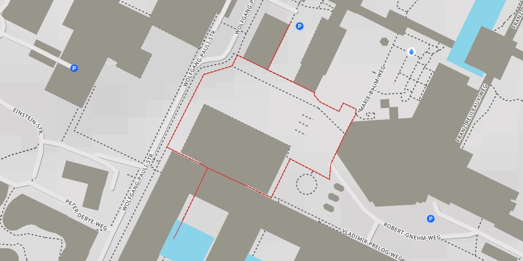 Carte de l'itinéraire :  ETH Zürich, Hönggerberg - Franz-Reuleaux-Weg - Zürich