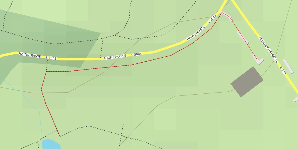 Map of the trail for Kaiser Friedrich III Denkmal - Hainstraße - Kronberg im Taunus