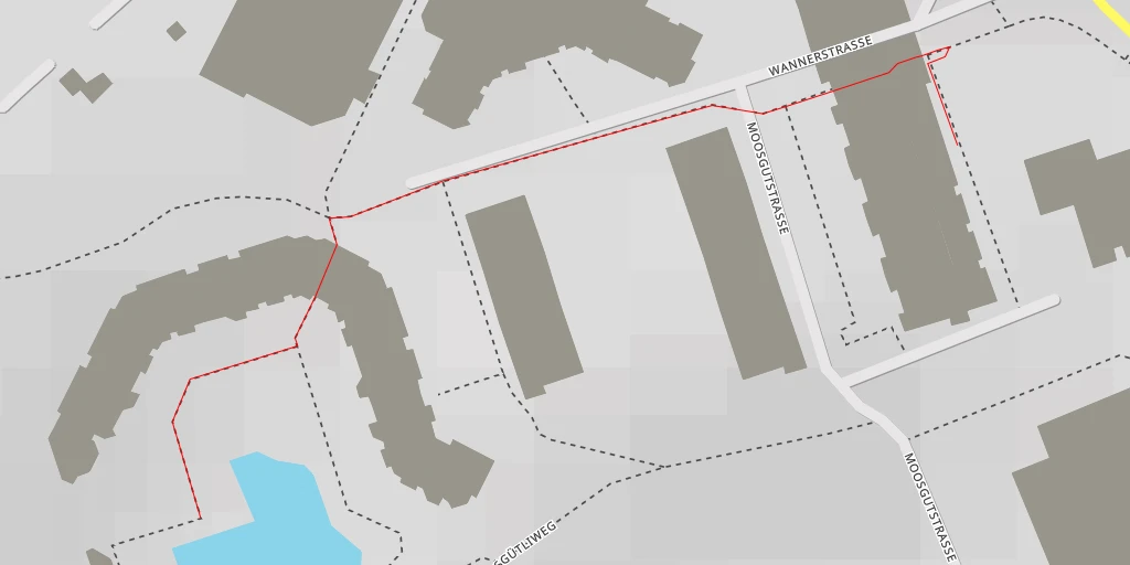 Map of the trail for Tambourenweg - Zürich