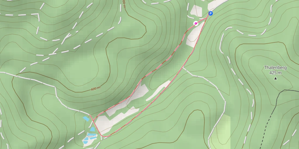 Map of the trail for Im Schwarzenberg