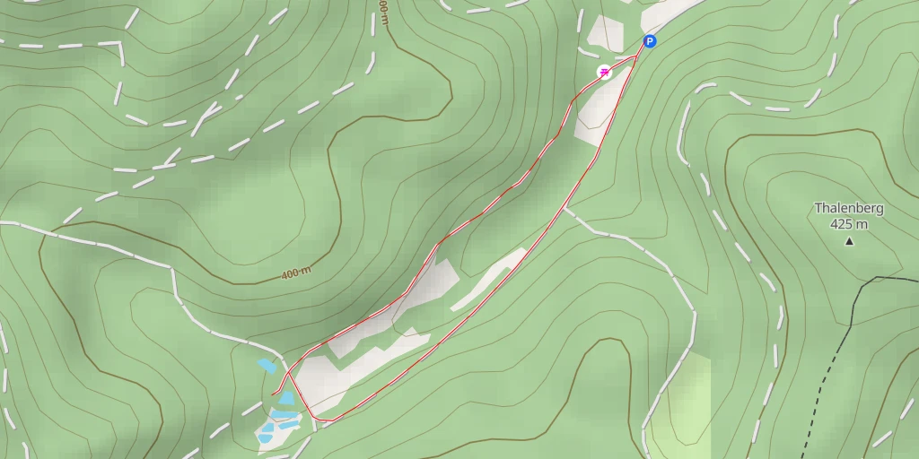 Map of the trail for Im Schwarzenberg