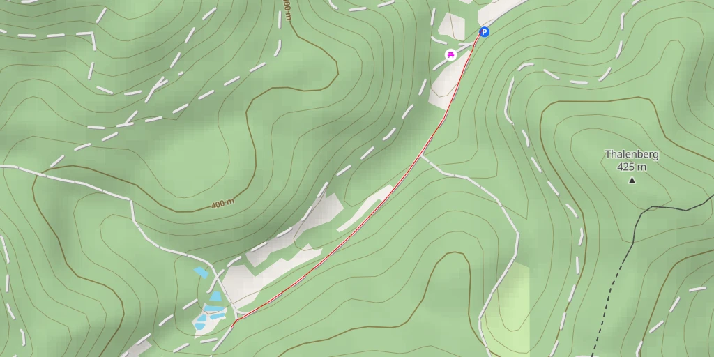 Map of the trail for Im Schwarzenberg