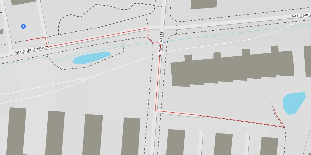 Carte de l'itinéraire :  Ellen-Widmann-Weg - Zürich