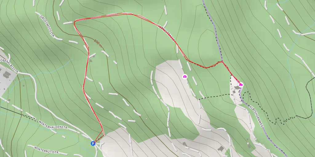 Map of the trail for Albishorn