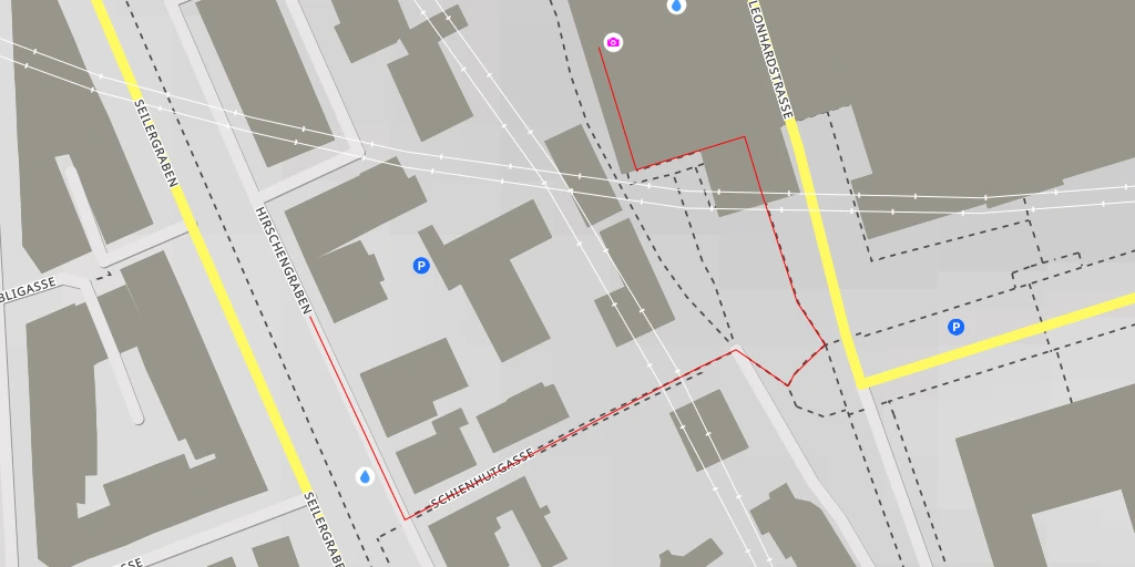 Map of the trail for Polyterasse