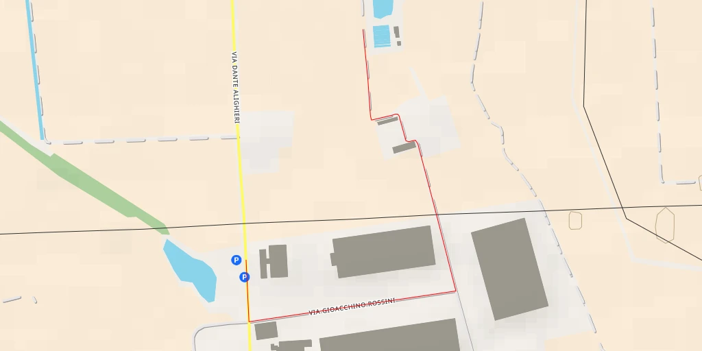 Map of the trail for Cascina Posta - Cascina Posta