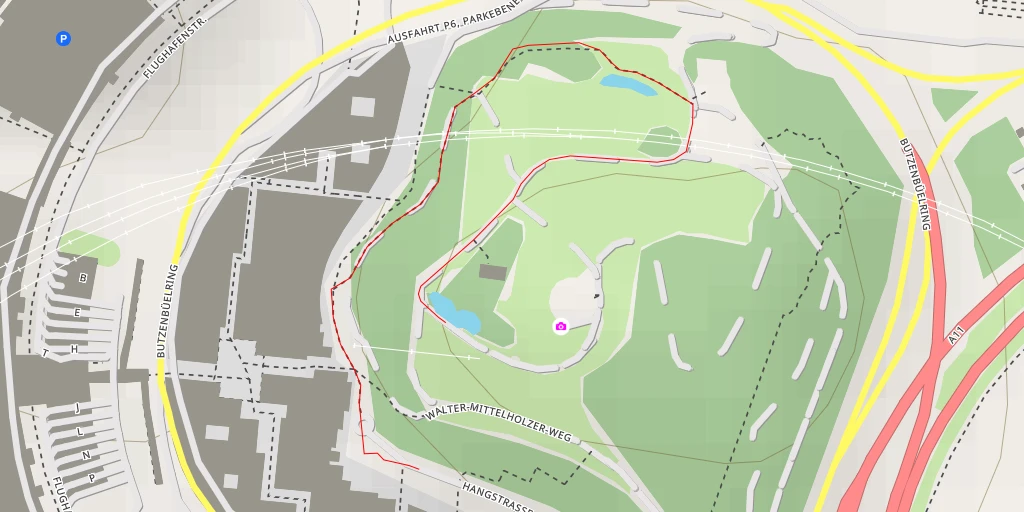 Map of the trail for Walter-Mittelholzer-Weg - Walter-Mittelholzer-Weg