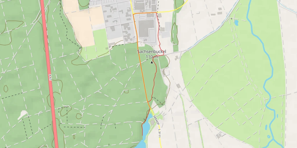 Map of the trail for Unterer Froschkanzelsee