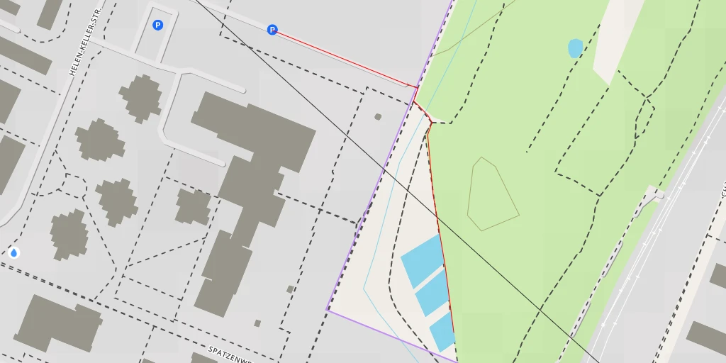 Map of the trail for Sagentobelbachweg - Sagentobelbachweg - Zürich