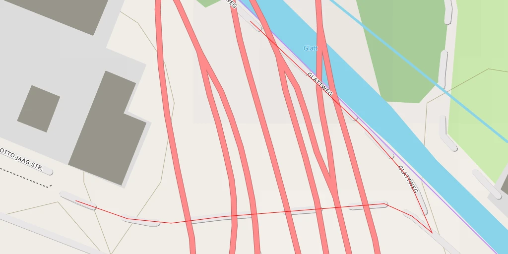 Map of the trail for Glattweg - Glattweg