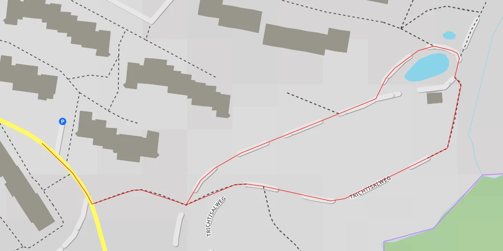 Carte de l'itinéraire :  Im Trichtisal - Zürich