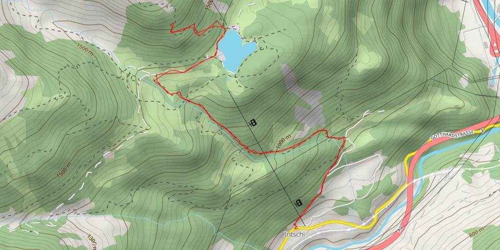 Map of the trail for Intschi