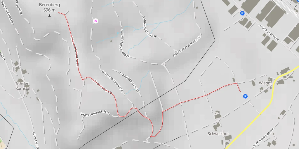 Carte de l'itinéraire :  Berenberg