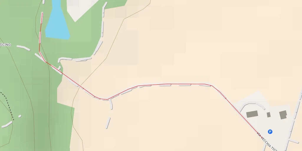 Carte de l'itinéraire :  Via Vecchia Ticino - Via Vecchia Ticino