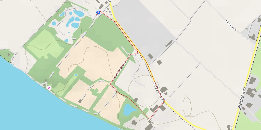 Map of the trail for Seefeldstrasse