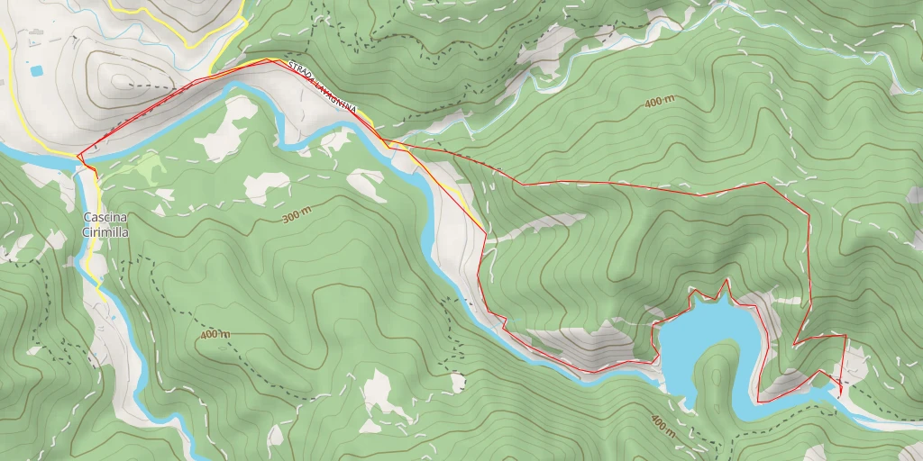 Map of the trail for Lago Lavagnina 2