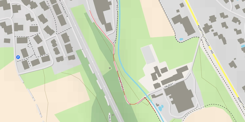 Map of the trail for Kemptweg - Kemptweg - Illnau-Effretikon