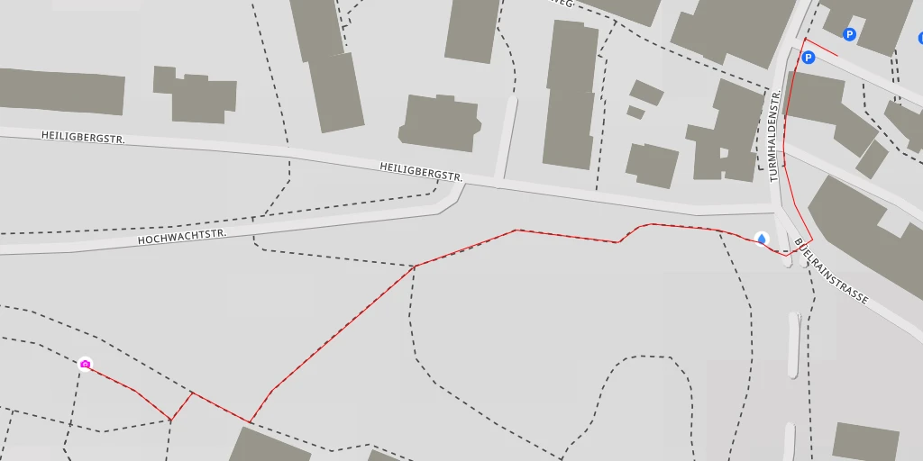 Map of the trail for Springendes Pferd - Winterthur