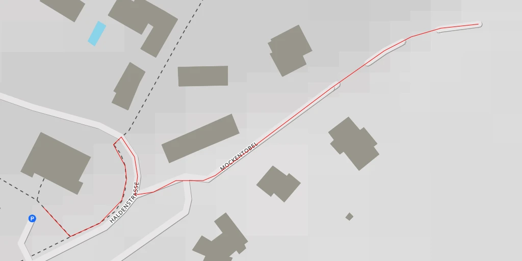 Map of the trail for Gütlitobelweg - Winterthur