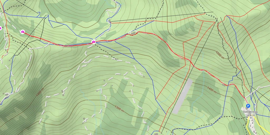 Map of the trail for Stägleren