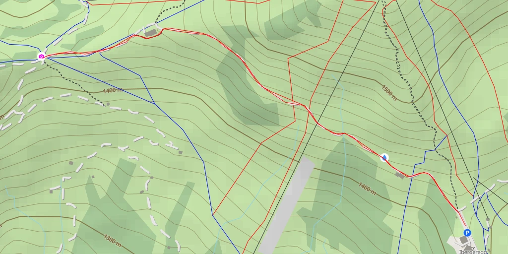 Map of the trail for Müsliegg