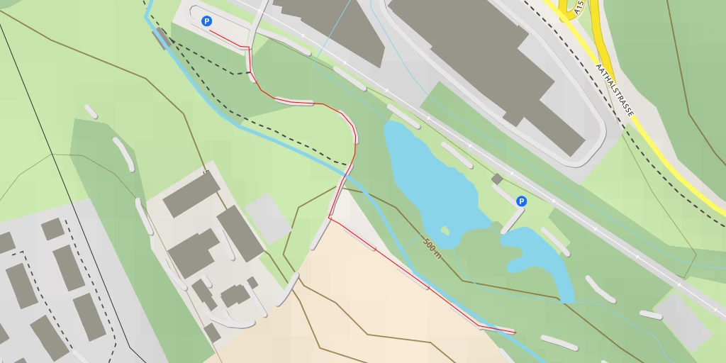 Carte de l'itinéraire :  Millionenbachweg