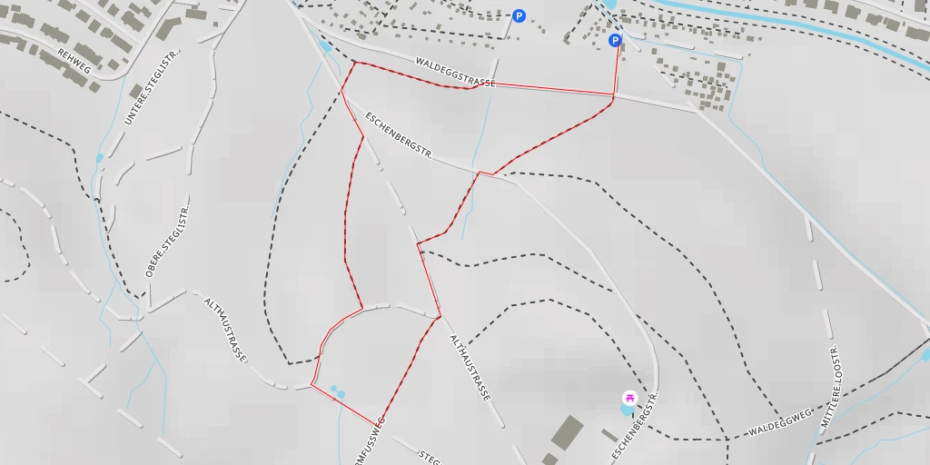 Carte de l'itinéraire :  Steglitobelstrasse - Steglitobelstrasse - Winterthur