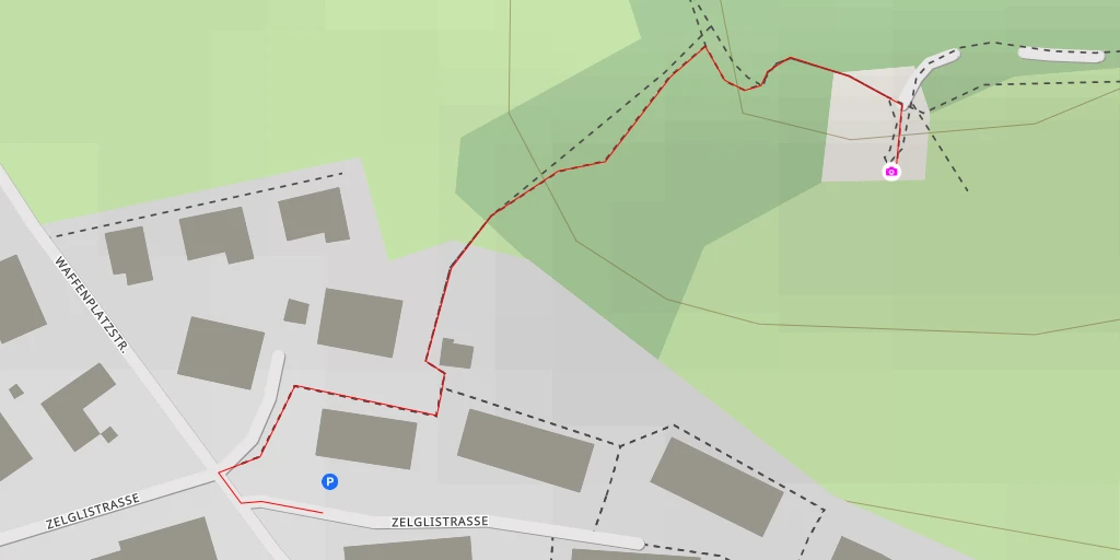 Map of the trail for Bochslen