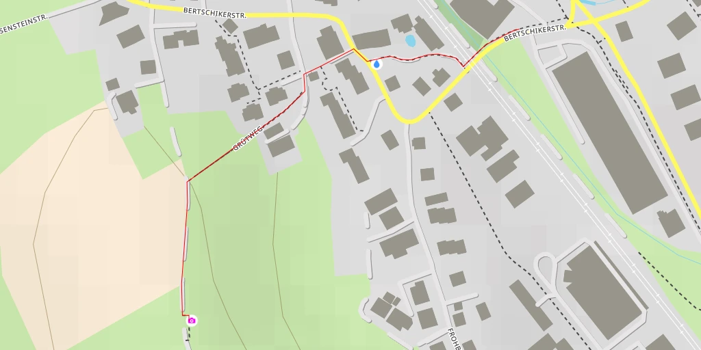 Map of the trail for Langweidstrasse - Wetzikon