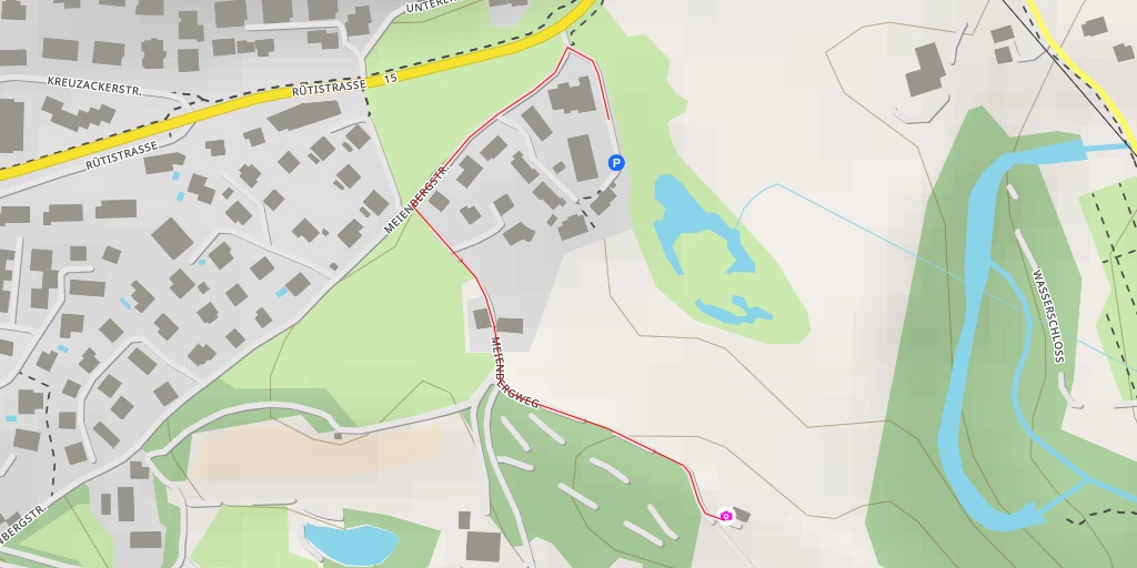 Map of the trail for Vorderer Meienberg - Rapperswil-Jona
