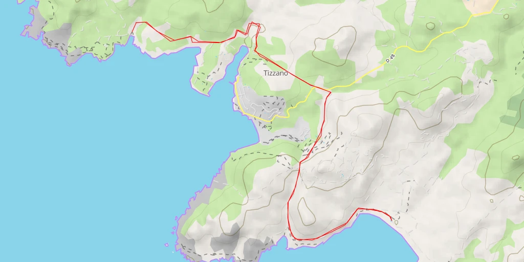 Map of the trail for D 48