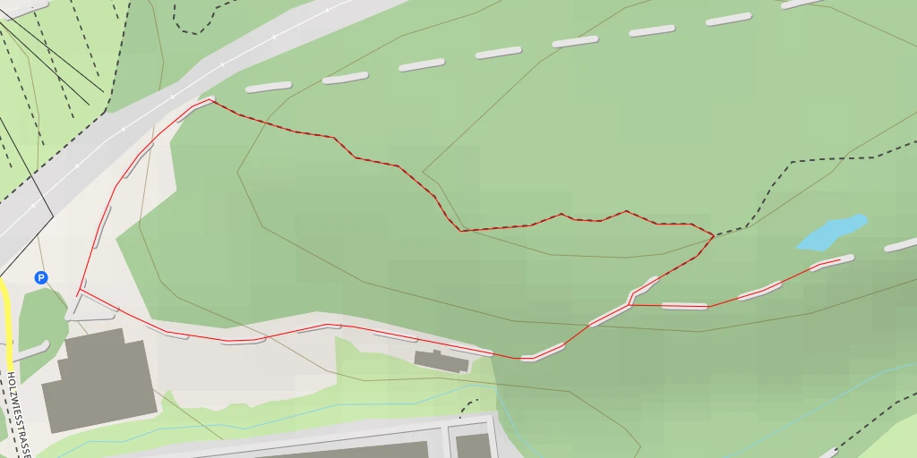 Carte de l'itinéraire :  Beobachtungsplattform - Grütstrasse - Rapperswil-Jona