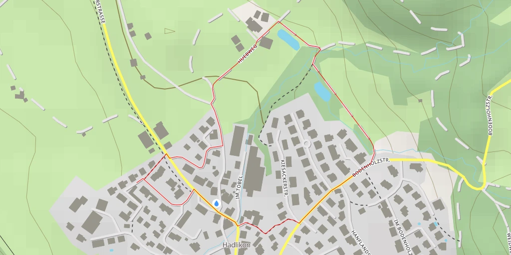 Map of the trail for Kiesweid