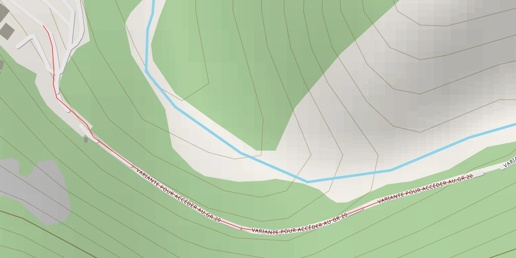 Map of the trail for Liaison Bonifatu-Refuge de Carozzu - Liaison Bonifatu-Refuge de Carozzu