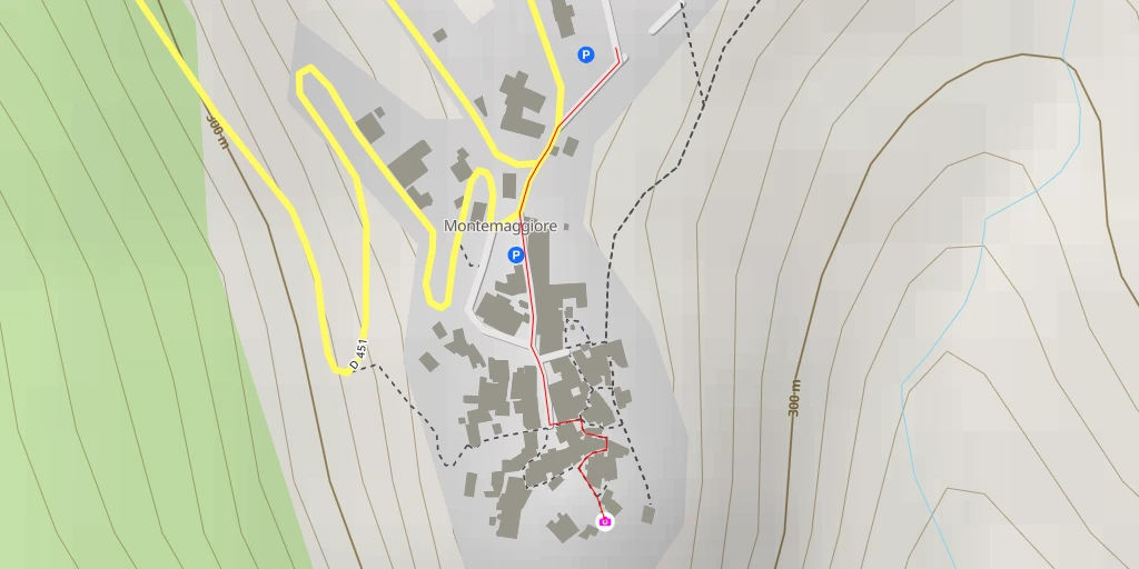 Map of the trail for Carrughju di a Cima - Montegrosso