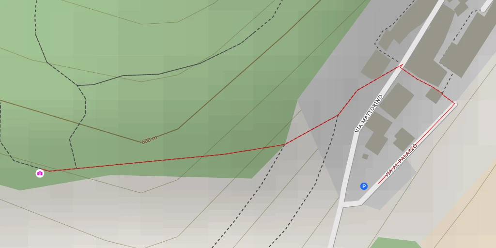 Map of the trail for Mattorino